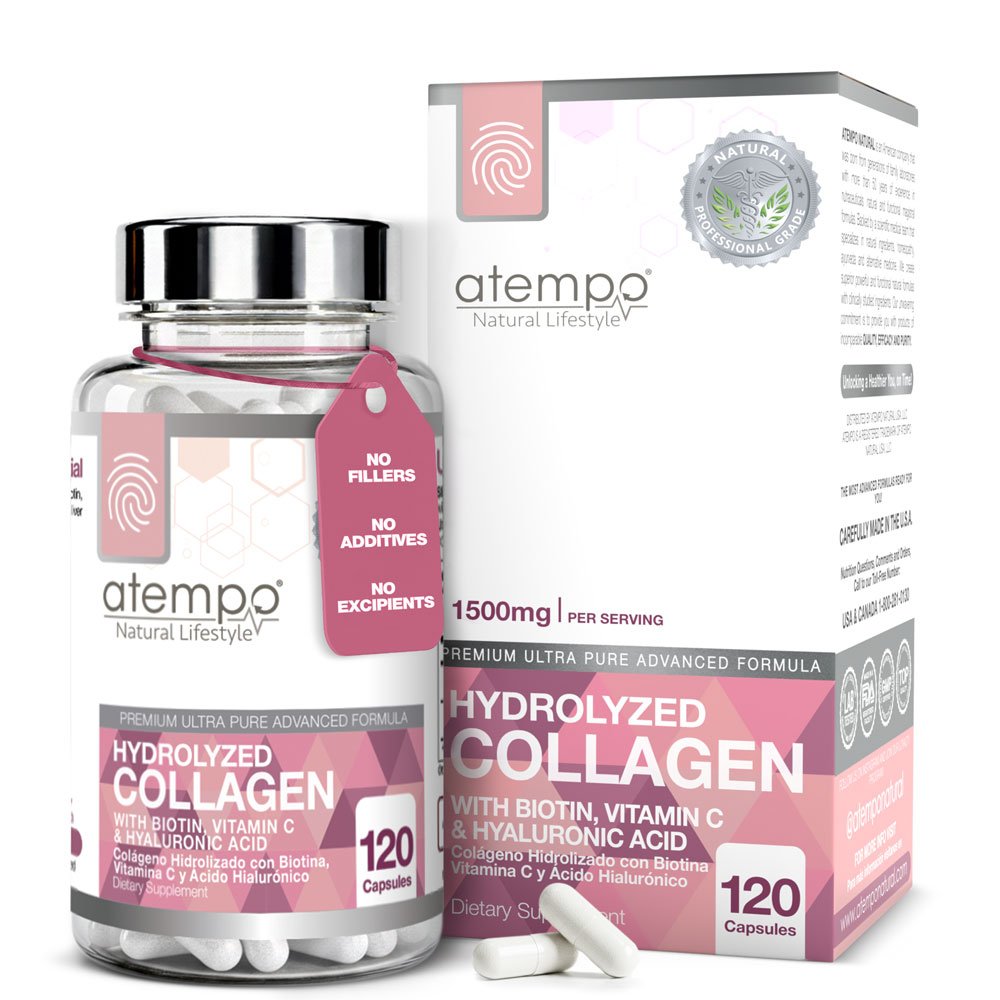 Atempo Natural Hydrolyzed Collagen | Skin, Joints & Hair