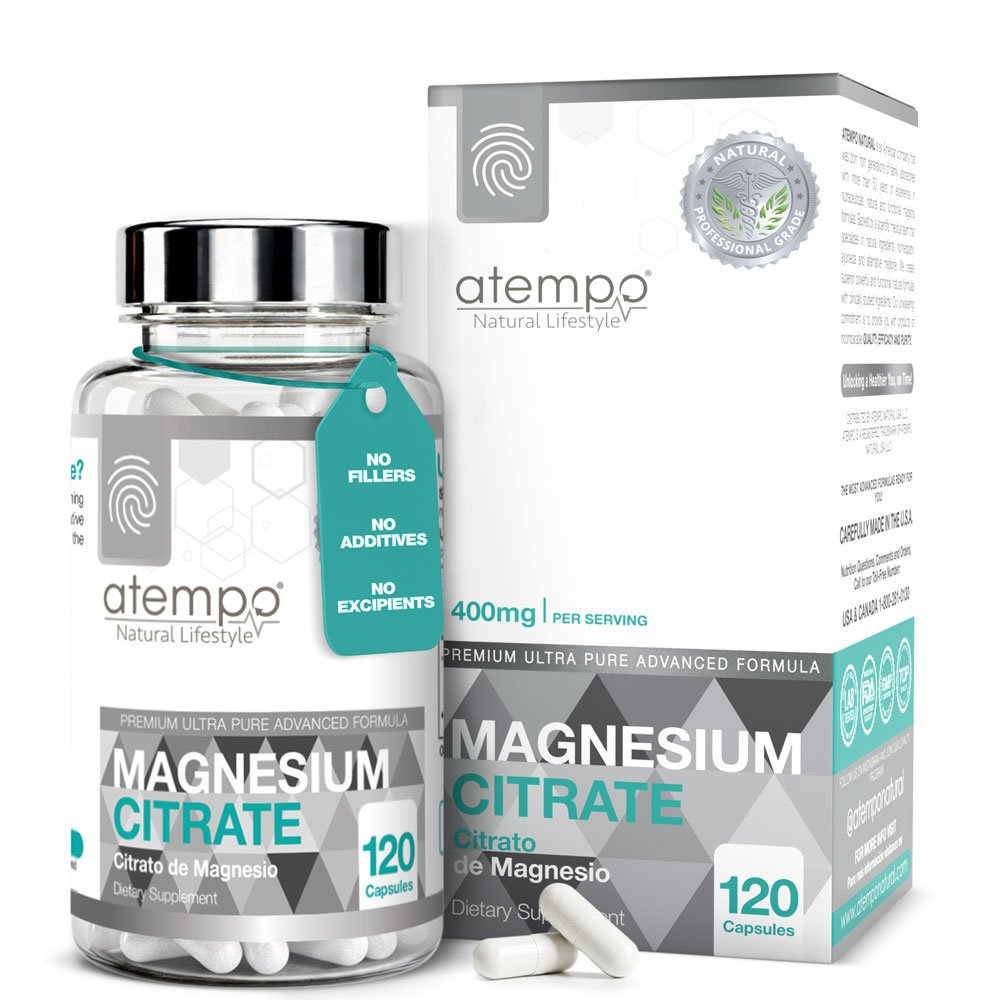 Atempo Natural Magnesium Citrate | Digestive & Muscle Health