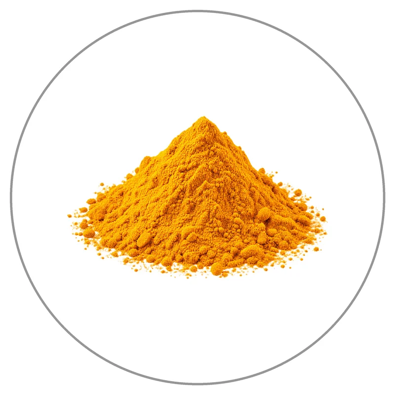 Golden Turmeric Powder Mound