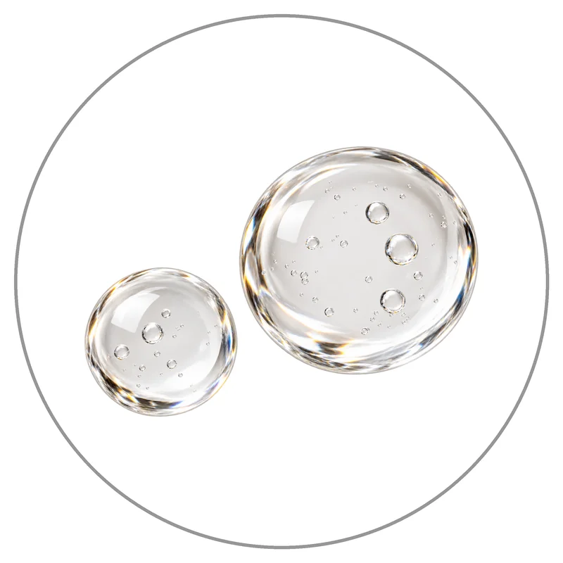 Transparent Serum Bubble Duo
