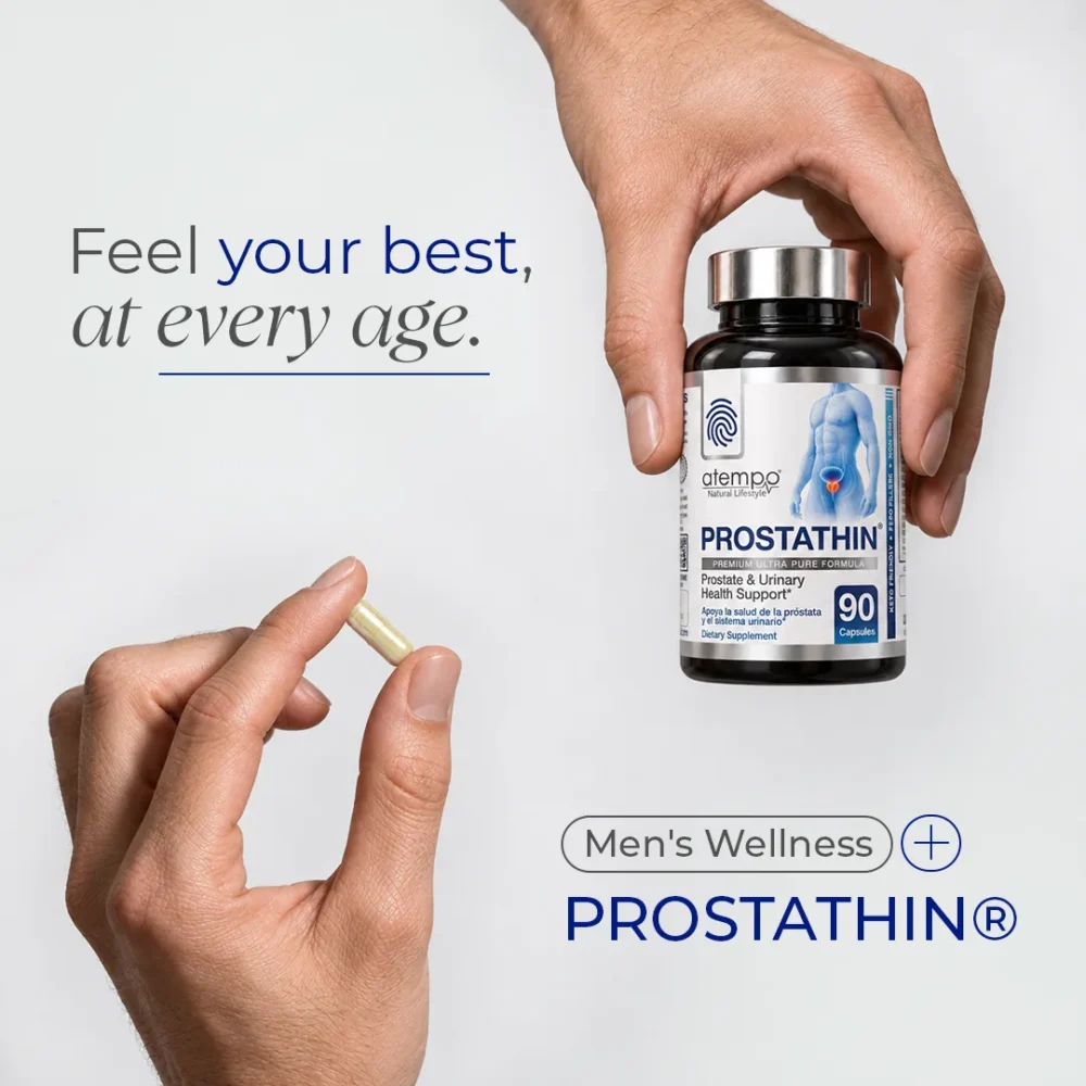 Feel your best with PROSTATHIN men's prostate supplement