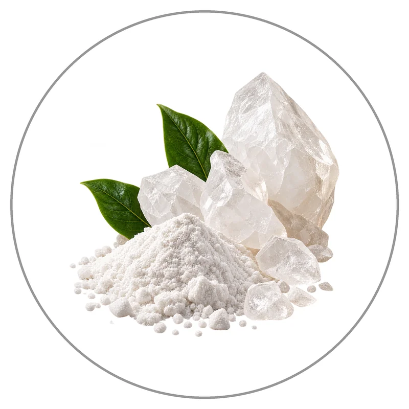 Magnesium Glycinate Crystal Botanical Cluster